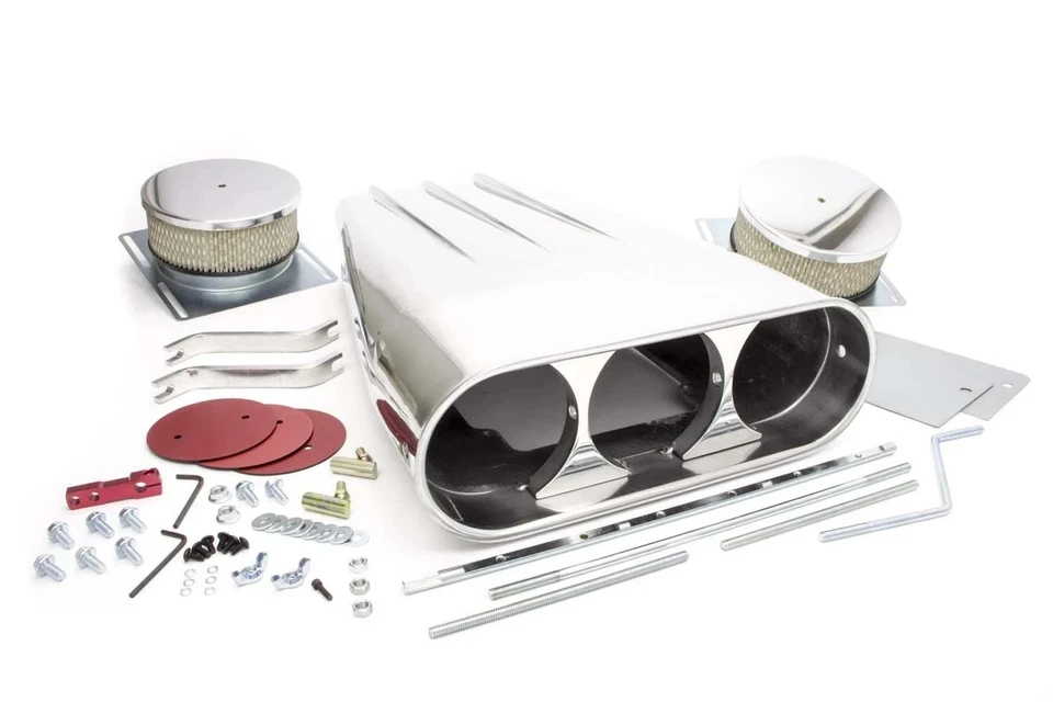 Rpc Streetscoop Poliert Finned Dual 4 Barrel R5239 - Bild 1 von 1