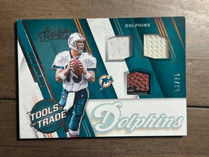 2016 Panini Absolute Tools Of The Trade #1 Dan Marino Triple Relic 53/75 - Picture 1 of 2