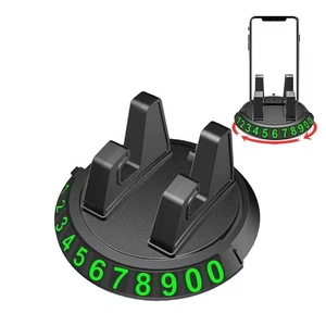 -Car Phone Holder 360 Degree Rotating Adhesive Base Non-slip. Silicone Groove. - Picture 1 of 11