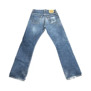 Vintage 90er Levis 517 Red Tab Herren 34” x 34” Jeans Bootcut Distressed Denim Y2K - Bild 1 von 10