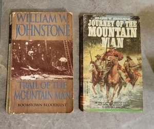 William W Johnstone 2 Book Lot Journey Of The Mountain Man Trail Of The Mountain - Picture 1 of 4