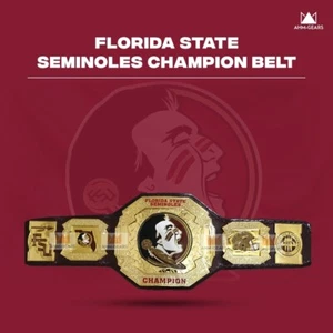 Neu Customise Florida State Seminolen Champion Gürtel Erwachsenengröße - Bild 1 von 3