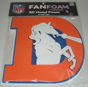 Denver Broncos Throwback Version NFL Football Official 3D Foam Logo Wall Sign - Picture 1 of 1