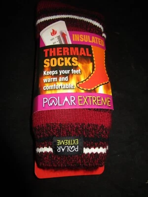 1 Pair Women Polar Extreme Thermal Socks 5-9 - Image 1 of 4