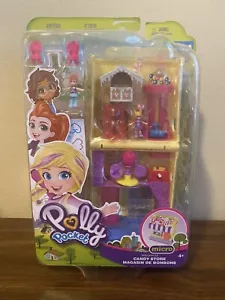 Polly Pocket Micro Pollyville Candy Store Play Set NUOVO-SIGILLATO! - Foto 1 di 3