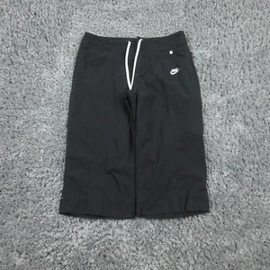 Pantalones Cortos Nike Para Mujer Pequeños (4-6) Negros Ropa Deportiva Cordón Cintura Elástica 29x16.5 - Imagen 1 de 22
