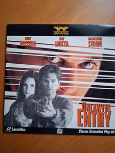 laserdisc 📀 UNLAWFUL ENTRY ( USA ) 1 disque " Edition spéciale " - Photo 1/4