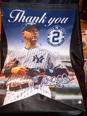 2014 NEW YORK YANKEES MLB DEREK JETER#2 RETIREMENT BANNER PENNANT Cover