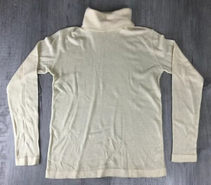 Vintage Fritzl Yellow Turtle Neck 100% Acrylic 70s 80s Womens Size L - Picture 1 of 12
