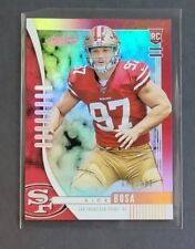 Nick Bosa 2019 Absolute Spectrum Red RC #9/100 Rookie #131 49ers "Color Match"