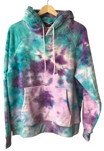 SPARK PAWS Velvet Human Hoodie Unisex Large Retro Buttery Soft NWT Tie Dye - Picture 1 of 13