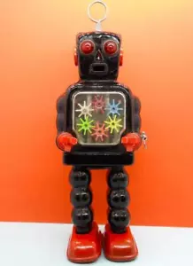 K.O. "YOSHIYA GIAPPONESE VINTAGE 1967 ROBOT INGRANAGGI ""RUOTA ALTA"" OROLOGIO - Foto 1 di 8