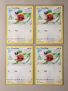 4x Fletchling 150/195 Pokemon card Silver Tempest common NM - Picture 1 of 1