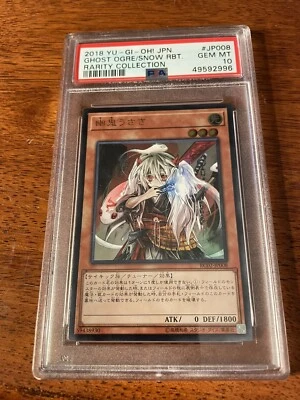 Yu-Gi-Oh Ghost Ogre & Snow Rabbit Japanese Ultimate Rare RC02-JP008 PSA 10 GEM - Image 1 of 3