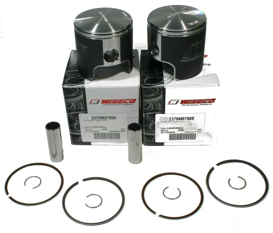 Pistones Ski-Doo Formula Z 670, 1998-1999, Wiseco Std; PAR 2379M07800 Foto 1 de 1