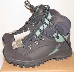 Hanwag Alta Bunion II Lady GTX Womens 6.5 Hiking Boots Green Gray Mid NIB - Picture 1 of 6