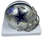Emmitt Smith Signed Dallas Cowboys Replica Mini Speed Helmet Autograph Beckett