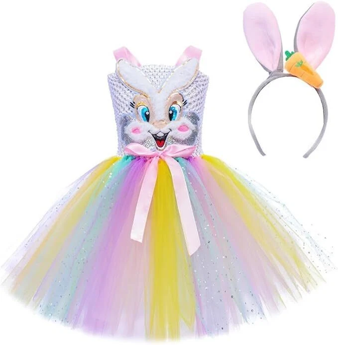 Conejito de Pascua Vestir Tutú Princesa Vestido Halloween Vestido Z1641 Foto 1 de 1
