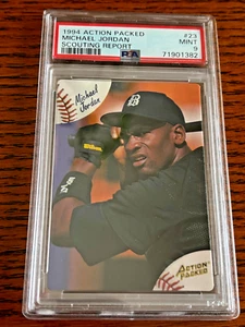 1994 Action Packed 23 Michael Jordan Scouting Report PSA 9 MINT 71901382 - Picture 1 of 2