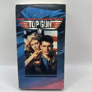 Top Gun VHS 1986 Starring Tom Cruise & Kelly McGillis - Picture 1 of 3