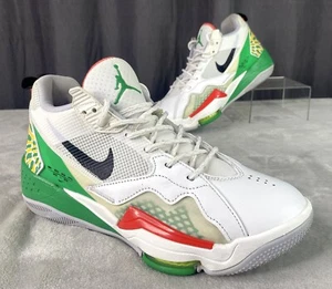Taglia 10,5 - Jordan Zoom '92 bianco verde fortunato zolfo scuro ottime condizioni - senza suola interna - Foto 1 di 16