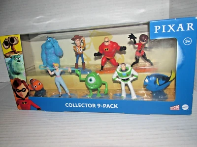 Disney Pixar Juego Coleccionista Mattel Buzz Paquete de 9 Figuras Nemo Woody y Más Foto 1 de 3