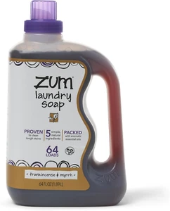 Zum Indigo Wild Clean Laundry Soap - Plant-Based Liquid Laundry Soap - Contains - Picture 1 of 7