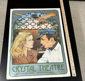 Vintage 1979 MONTE DOLACK "CRYSTAL THEATRE" COLOR POSTER 18.5” x 25.5” - Picture 1 of 9