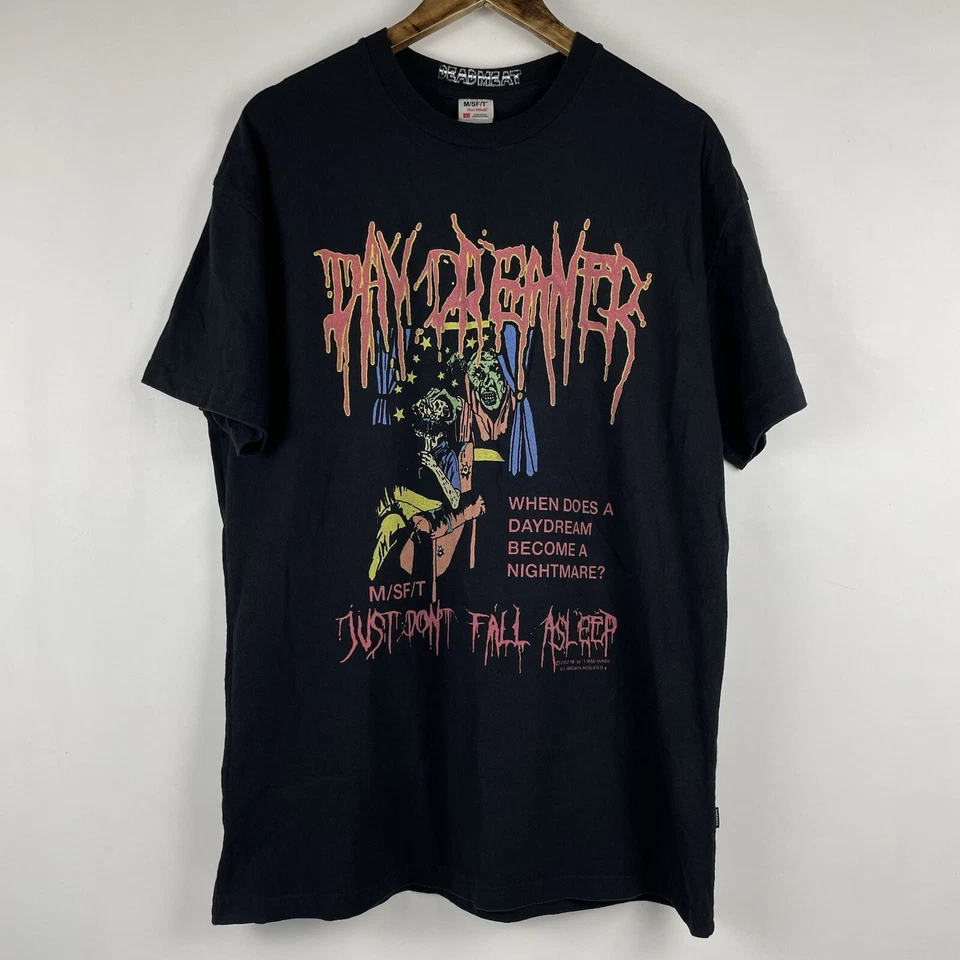 Camisa M/SF/T Mad Minds Para Hombre Grande Negra Day Dreamer 50/50 AAA SS TEE Cuello Redondo Foto 1 de 4