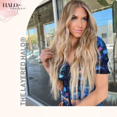 Halo couture 22" Layered Hair extension - Image 1 of 3