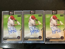 2020 Topps NOW Albert Pujols 285A Passes Mays AUTO  ONLY /61 CORRECTED ERROR QTY