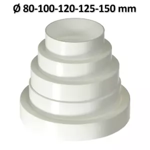 Riduttore riduzione in PVC per Cappa aria universale Ø 80 - 100 - 120 - 125 - 1 - Foto 1 di 3