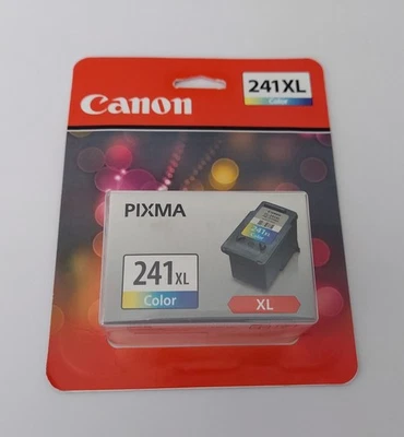 Genuine Canon CL 241XL Color Ink Cartridge PIXMA OEM New Sealed Pack - Image 1 of 2