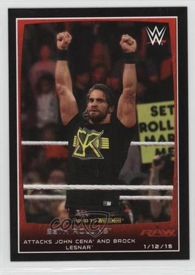 2015 Topps WWE Road to Wrestlemania Seth Rollins #79 - Image 1 of 2