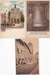 Erfurt Lot 3 Ansichtskarten uralt Thüringen 2508045 - Picture 1 of 2
