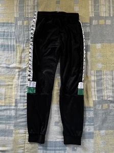 Pantalones deportivos Kappa Track negros verdes blancos elásticos para hombre talla L - Imagen 1 de 20