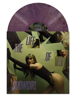 TAYLOR SWIFT  The Life of a Showgirl : The Shiny Bug Edition VIOLET LP VINYL - Image 1 of 4