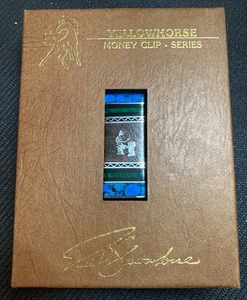 Yellowhorse Nickel Silver Silver Smith Money Clip '95 - Picture 1 of 3