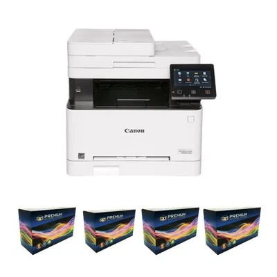 Canon Printer CNMMF654CW Refurbished and PRMCT067H Toner 4 Pack - Image 1 of 4