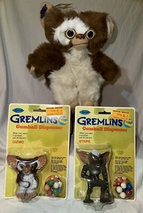 Vintage Applause Gremlins “Gizmo” Hand Puppet, Arrow Gizmo/Stripe Bubble Gum Dis - Picture 1 of 24