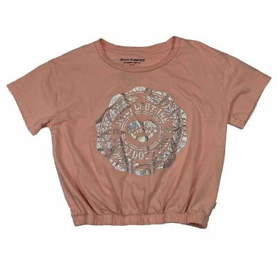 Camiseta Juicy Couture Niños Niñas Rosa Brillo Logo Talla M 8/10 Foto 1 de 4