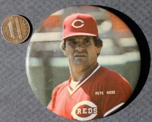 1990s Era Cincinnati Reds player / manager star Pete Rose Stadium pin VINTAGE--- - Picture 1 of 1