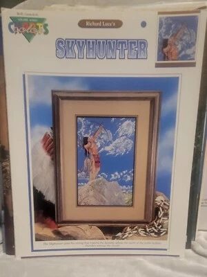 Skyhunter Native American Cross Stitch Leaflet Book Color Charts 10601 1990  - Image 1 of 4