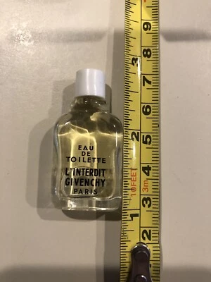 Vintage Tiny Bottle of Eau De Toilette L’Interdit Givenchy Paris - Image 1 of 3