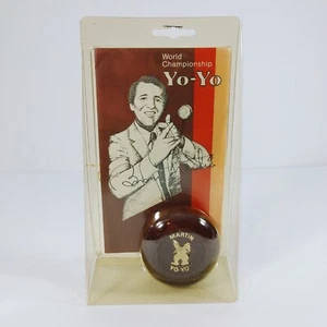 1983 World Champion Bunny Martin Yo-Yo Wooden Made In Sweden - Picture 1 of 5