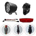 Durable and Practical Electric Bicycle Front Light Set with Horn and Taillight