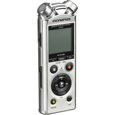 Olympus LS-P1 Linear PCM Recorder 4GB Silver (Slight Tatty Box) - Image 1 of 4