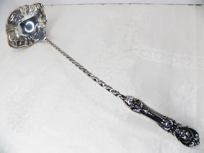 КОВШ ДЛЯ ПУНША REED & BARTON FRANCIS 1-Е СЕРЕБРО ВЫСШЕЙ ПРОБЫ HH 15 1/2 ДЮЙМА БЕЗ МОНОГРАММЫ - Изображение 1 из 4