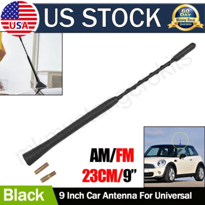 9inch Universal Car Antenna Radio AM/FM Antena Roof Mast for Toyota Nissan Mazda Foto 1 de 4