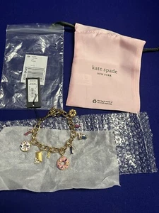 Kate Spade Coffee Break Donut Charm Bracelet - Picture 1 of 12